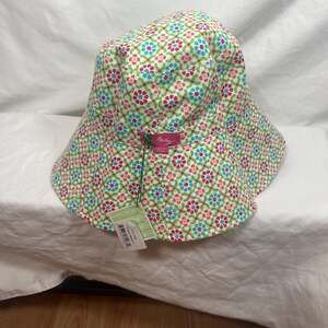 Vera Bradley Reversible Capri Melon Floral Bucket Sun Hat